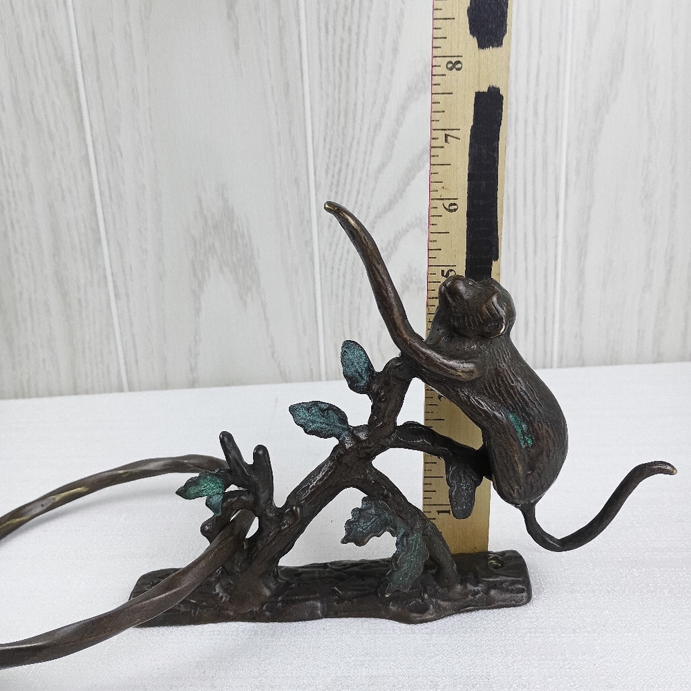 SPI San Pacific International Brass Monkey towel hanger door knocker. - Picture 15 of 16
